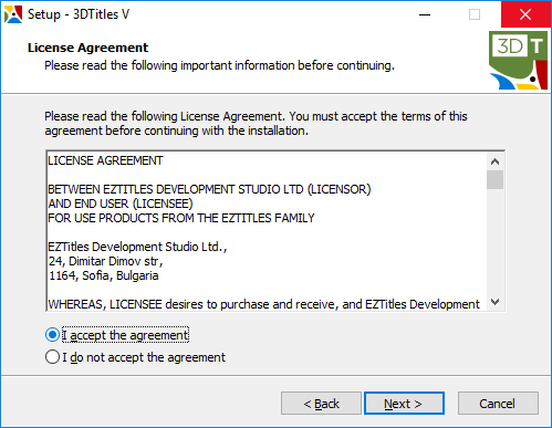 &nbsp;License Agreement