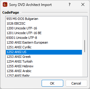 &nbsp;Import Configuration&nbsp;