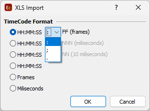 &nbsp;Excel Import Configuration